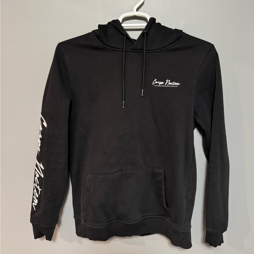 ASOS “Carpe Noctem” Black Hoodie